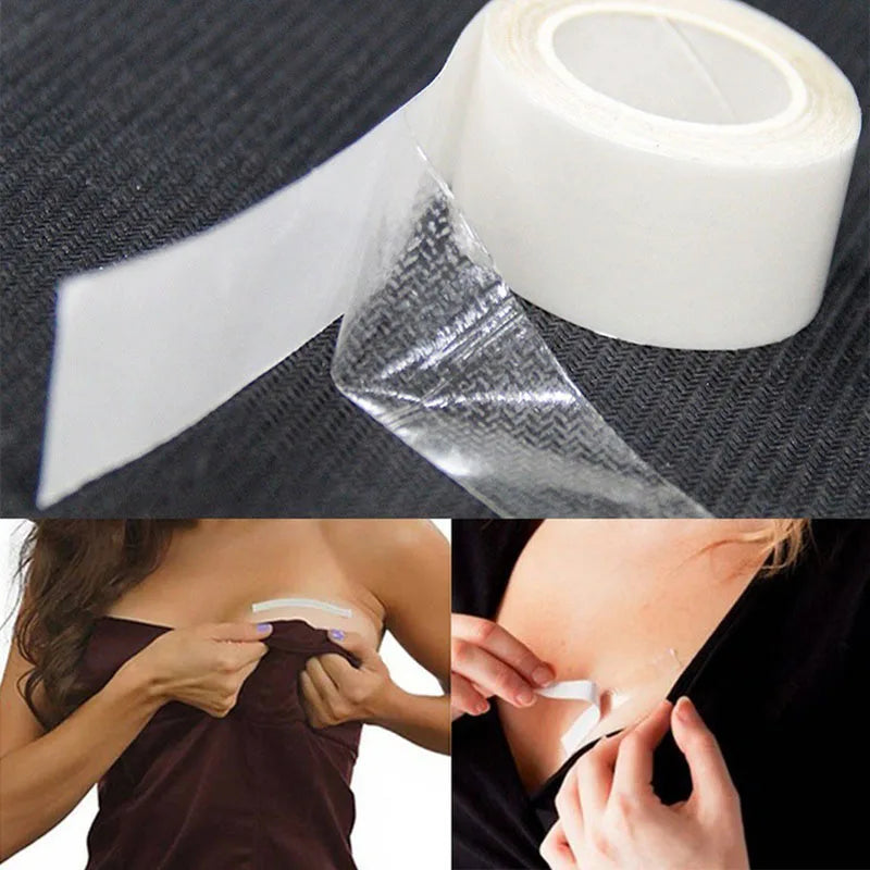 Double-Sided Fashion Body Tape — Waterproof Invisible Clothing & Skin Tape