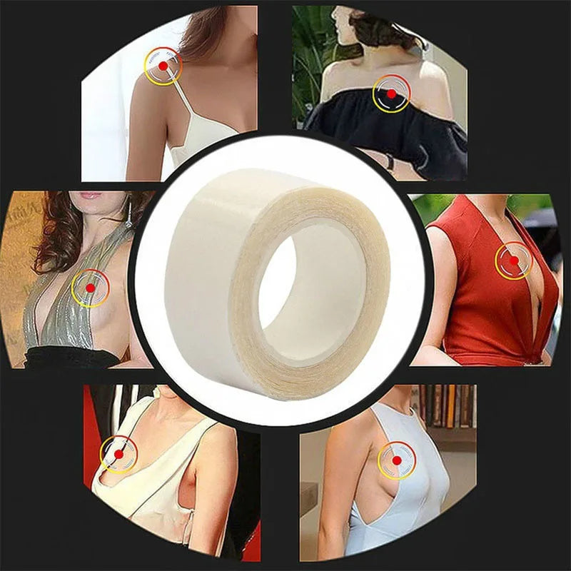 Double-Sided Fashion Body Tape — Waterproof Invisible Clothing & Skin Tape
