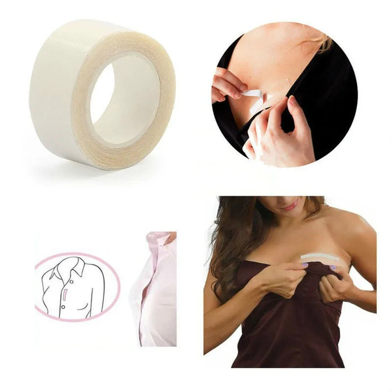 Double-Sided Fashion Body Tape — Waterproof Invisible Clothing & Skin Tape