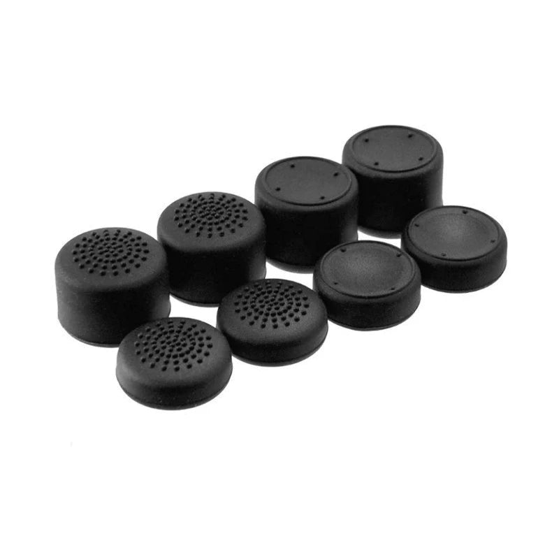 DATA FROG Paquete de 8 tapas de silicona para joystick — Cubiertas analógicas antideslizantes para PS5, PS4 y Xbox Series X/S
