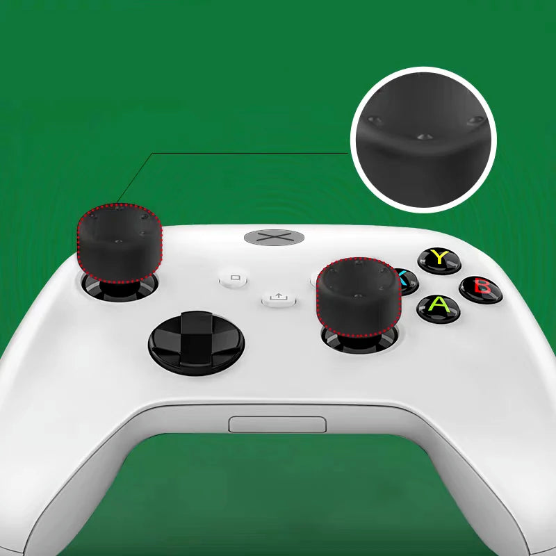 DATA FROG Paquete de 8 tapas de silicona para joystick — Cubiertas analógicas antideslizantes para PS5, PS4 y Xbox Series X/S