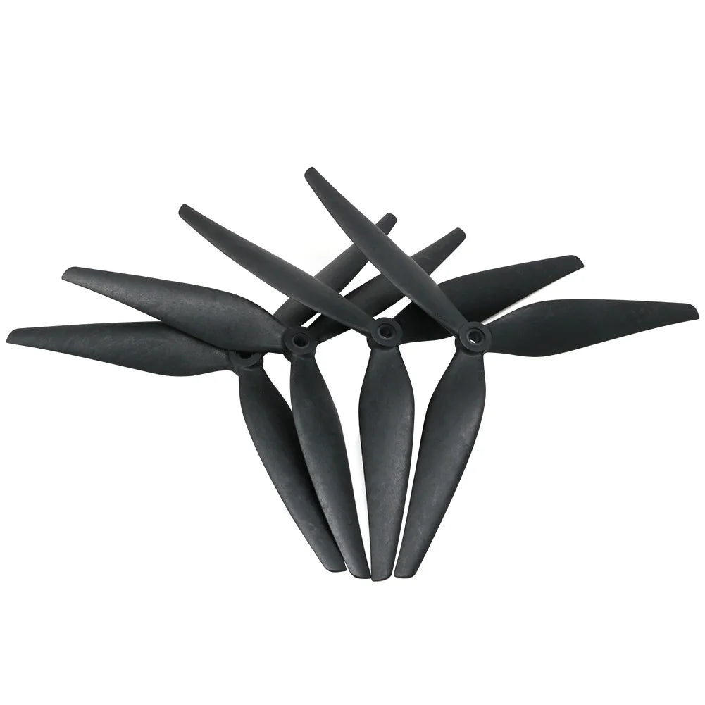 Hélices HQProp para Drones FPV, Paquete de 2 — Nailon Reforzado con Carbono de 9"/10" y 3 Palas