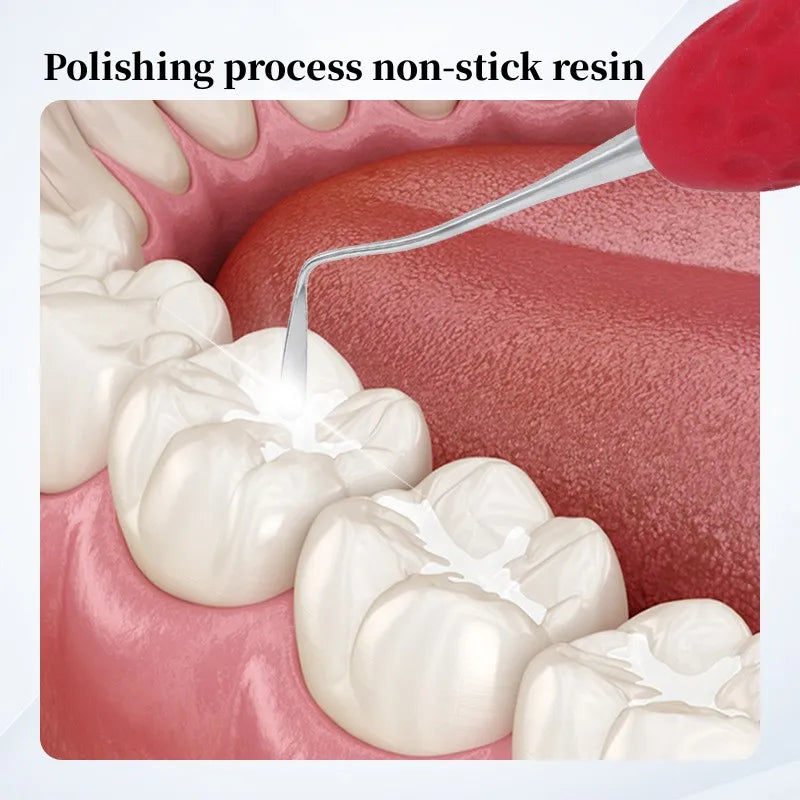 Double-Head Dental Composite Resin Filling Spatula — Aesthetic Restoration Instrument (CT1–CT7)