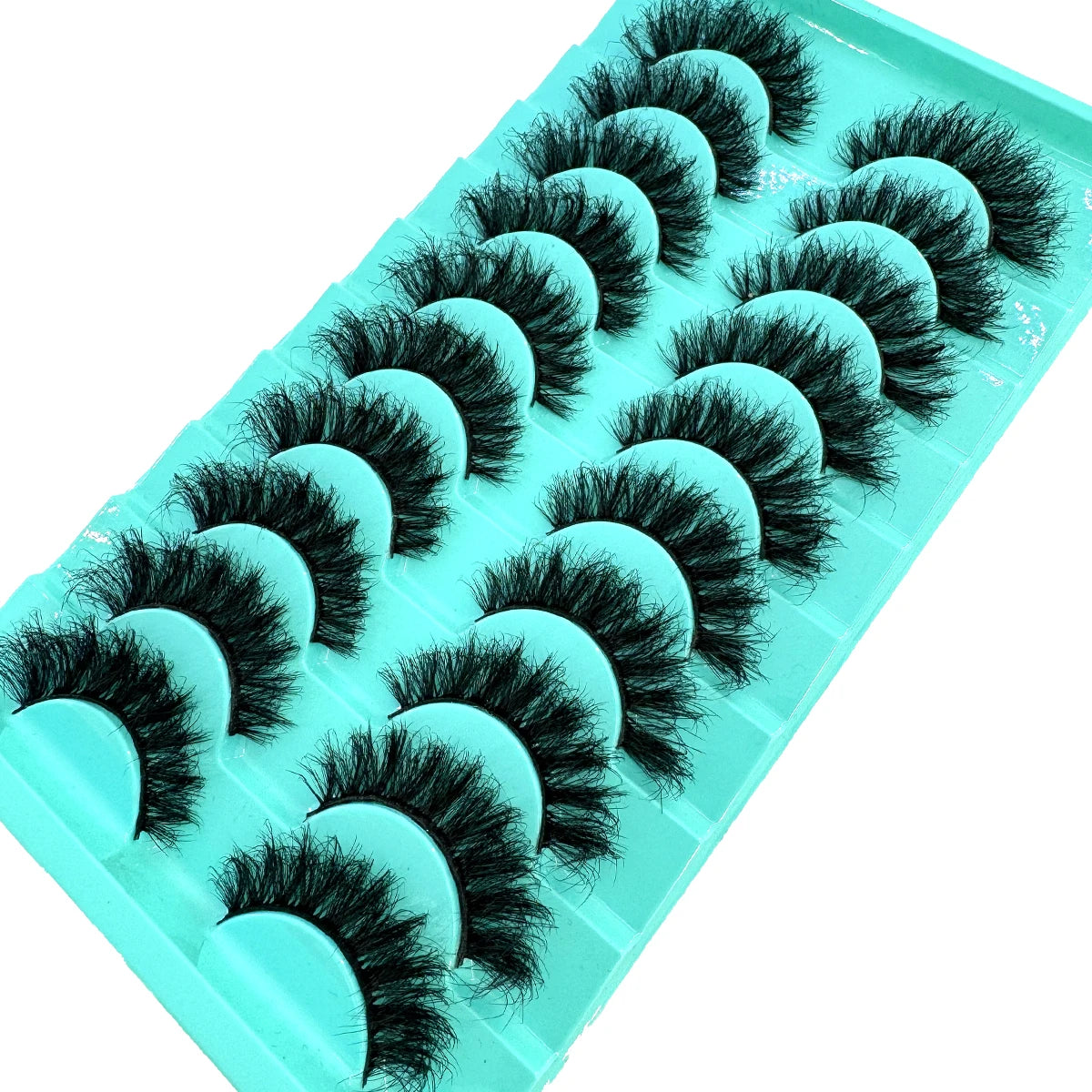 Faux Mink False Lashes — 10 Pairs Natural & Wispy Handcrafted Eyelashes
