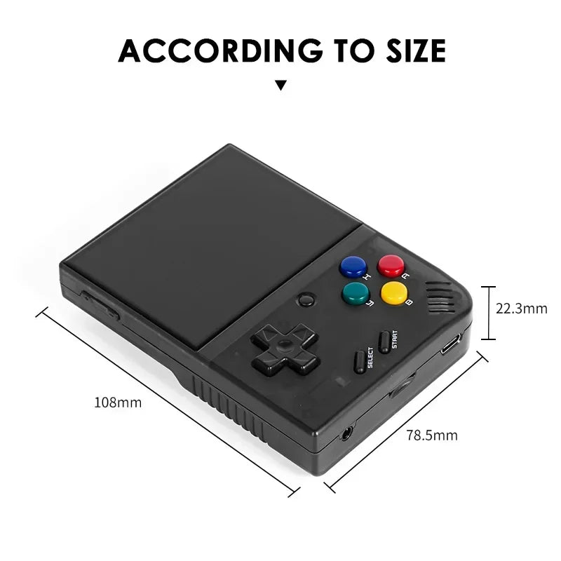 MIYOO Mini Plus Retro Handheld Game Console — 3.5" IPS, 25,000+ Games, Wi-Fi