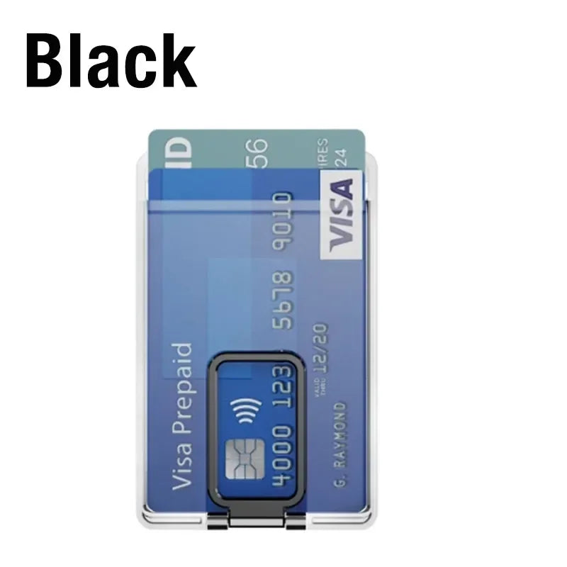 2-in-1 MagSafe Phone Case with Card Holder — Clear Magnetic Wallet