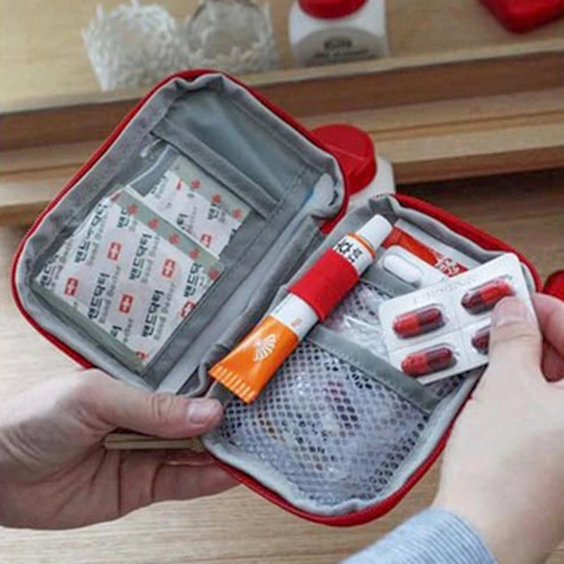 Mini botiquín portátil de viaje — Organizador compacto de Oxford para acampar y actividades al aire libre
