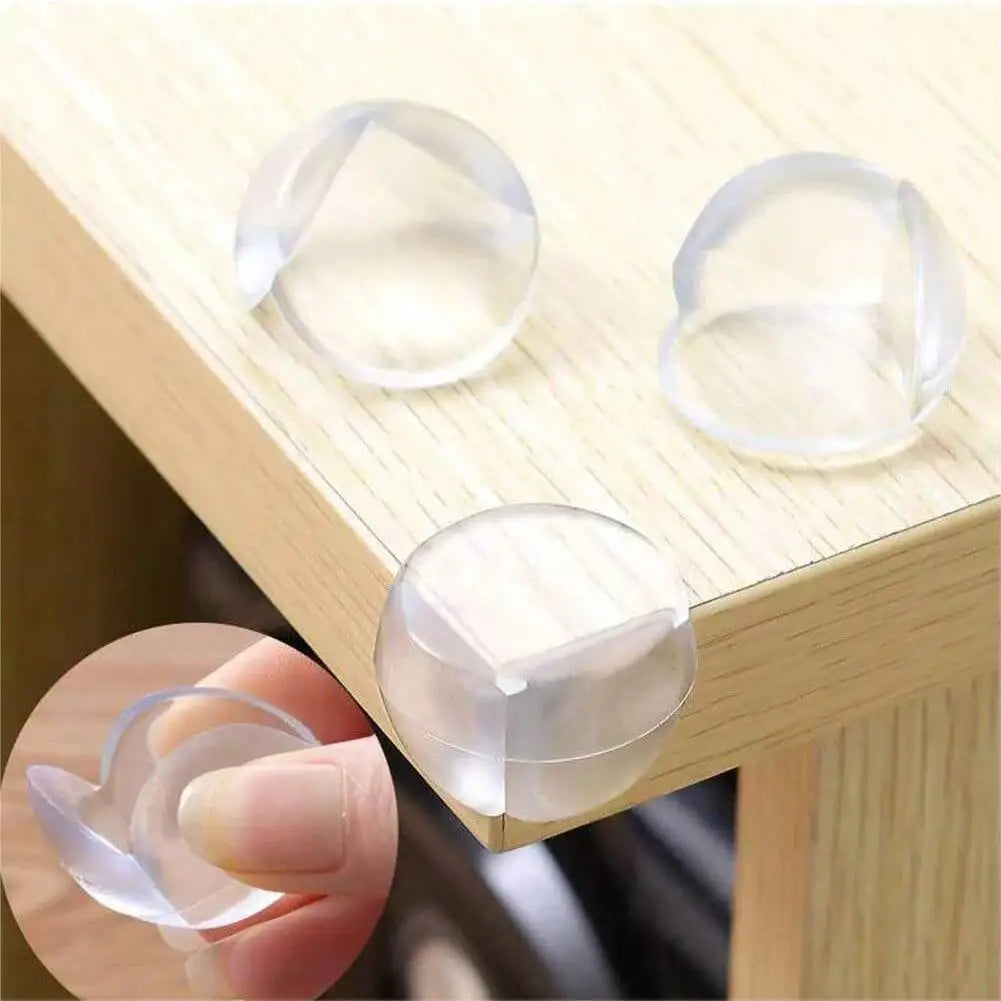 Baby Safety Table Corner Edge Guards — 12-Pack PVC Protectors for Child-Proofing Furniture