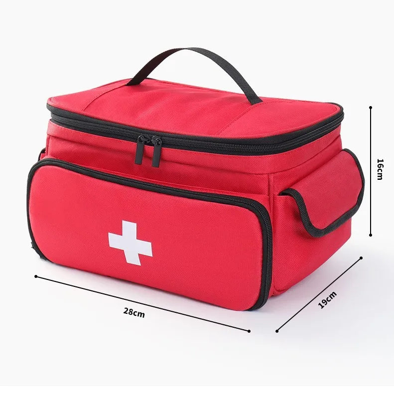 Mini Portable Travel First Aid Medicine Bag — Compact Oxford Storage Organizer for Camping & Outdoor