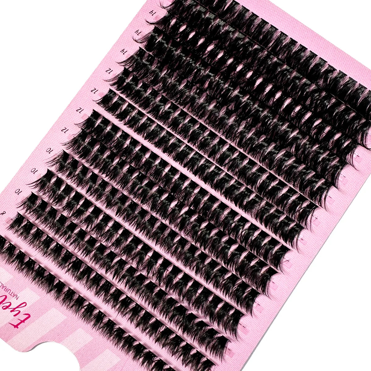 Cluster Eyelash Extension Bundles — 280pcs 80D/100D Natural Style DIY Individual Lashes
