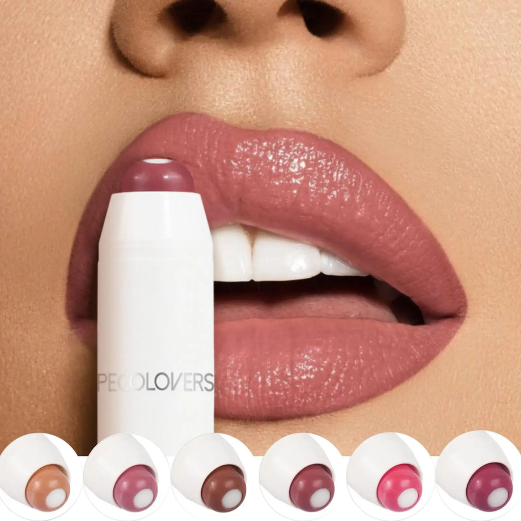 Labial 2 en 1 Nude y Mate — Resistente al Agua, Larga Duración, 6 Colores