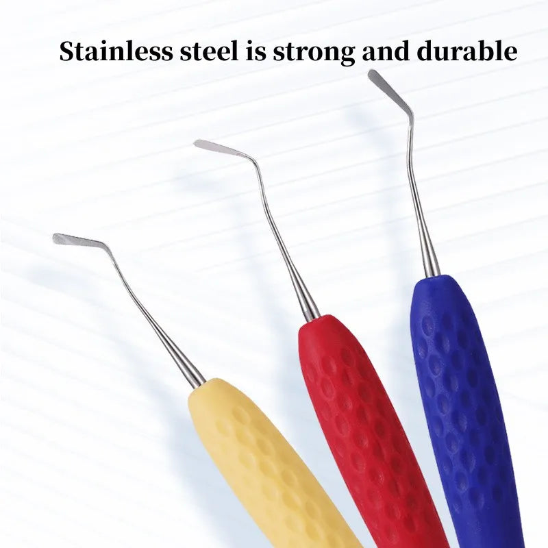 Double-Head Dental Composite Resin Filling Spatula — Aesthetic Restoration Instrument (CT1–CT7)