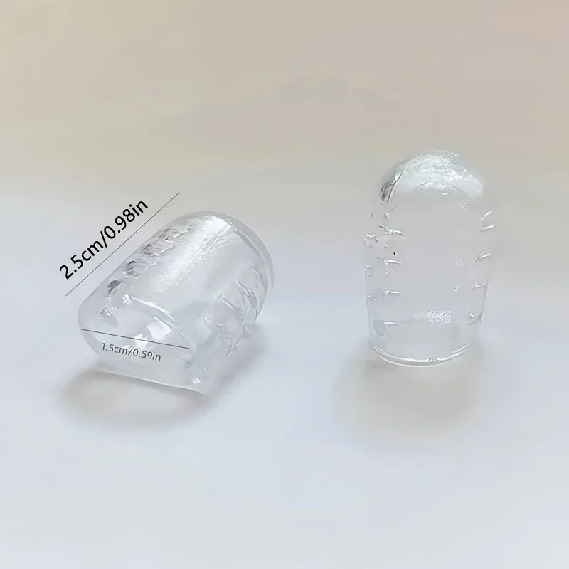 Silicone Finger & Toe Cap Protectors — Soft Sleeve Covers for Corns, Blisters & Bunion Pain Relief