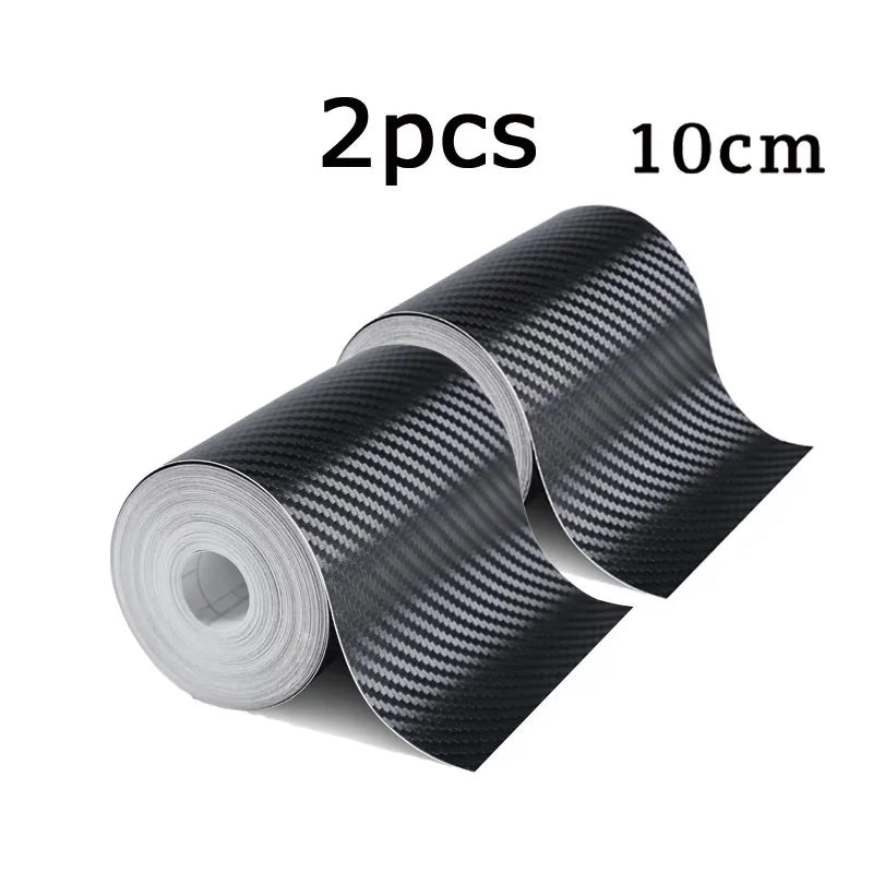Nano Carbon Fiber Car Door Protector Tape — Waterproof Anti-Scratch Adhesive Strip 1–5m