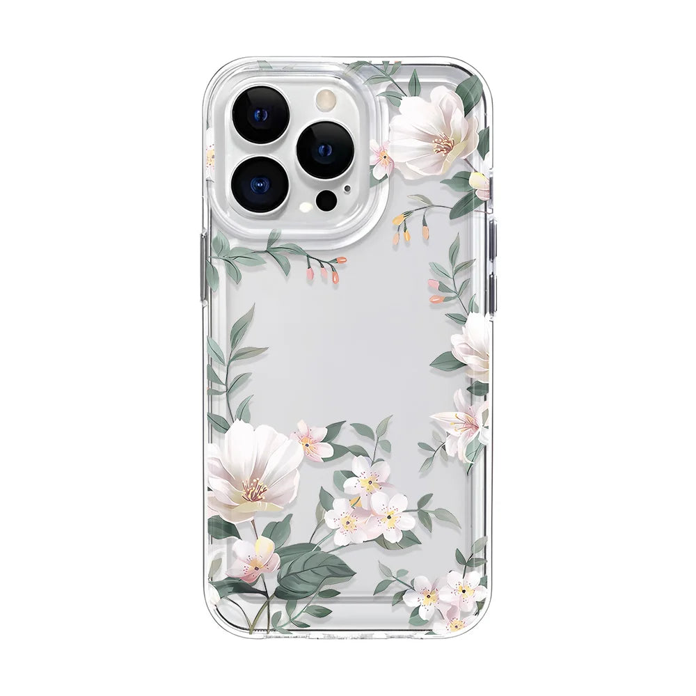 Clear Shockproof Slim Silicone iPhone Case — Anti-Fingerprint Transparent Cover for iPhone 11–16