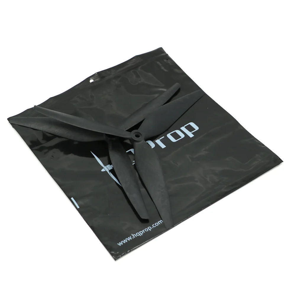 Hélices HQProp para Drones FPV, Paquete de 2 — Nailon Reforzado con Carbono de 9"/10" y 3 Palas