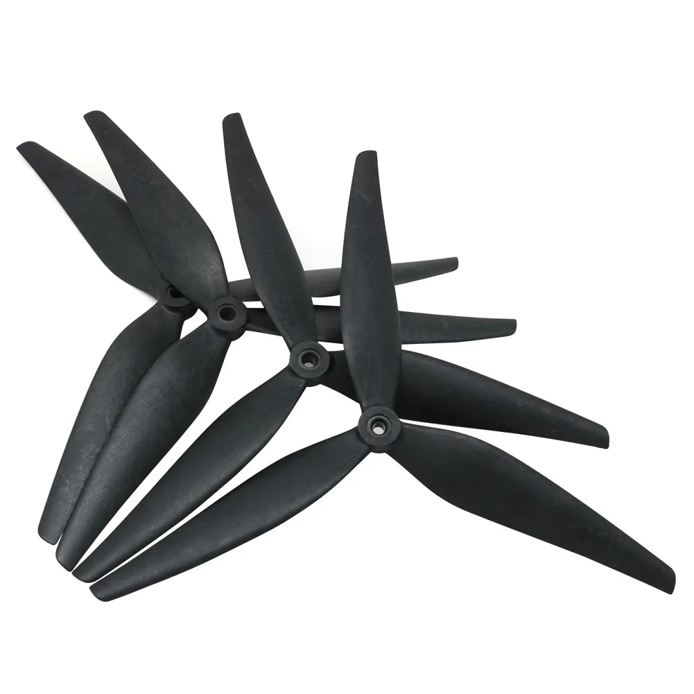 Hélices HQProp para Drones FPV, Paquete de 2 — Nailon Reforzado con Carbono de 9"/10" y 3 Palas