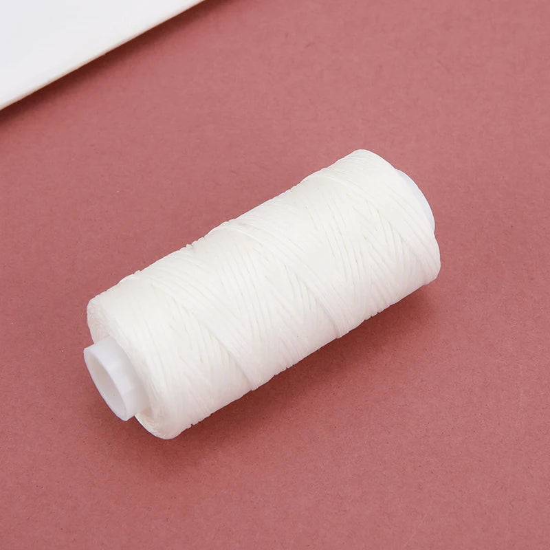 Waxed Polyester Leather Sewing Thread — 0.8mm, 30 Meters, 150D Flat Wax String