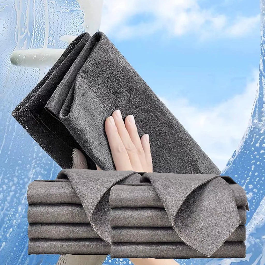 Magic Streak-Free Glass Cleaning Cloth — Reusable Nylon Cloth for Windows, Mirrors & More (1 or 5 Pack)
