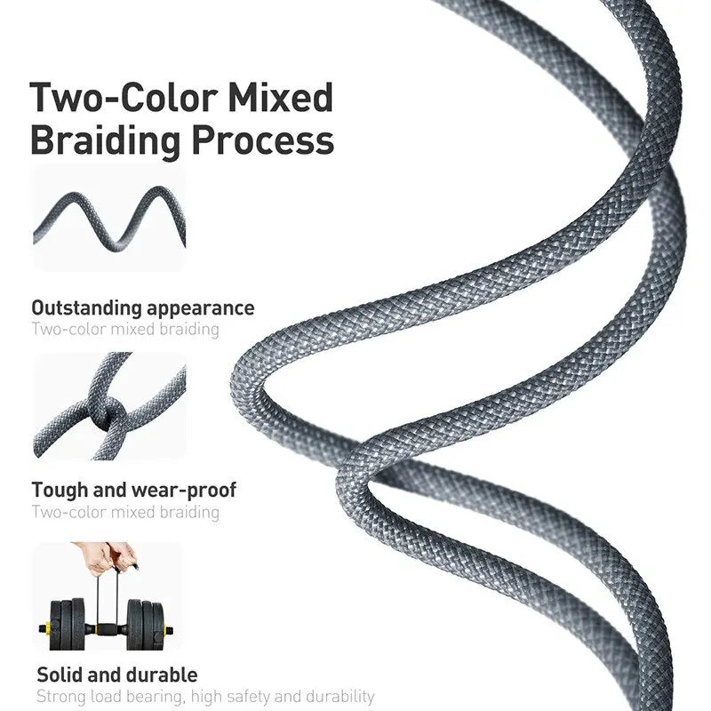 20W Fast Charging Braided USB-C to Lightning Cable — For iPhone, iPad & MacBook