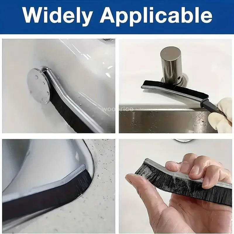 Crevice Cleaning Brush — Hard Bristle Gap & Grout Cleaner for Tiles, Windows & Floors