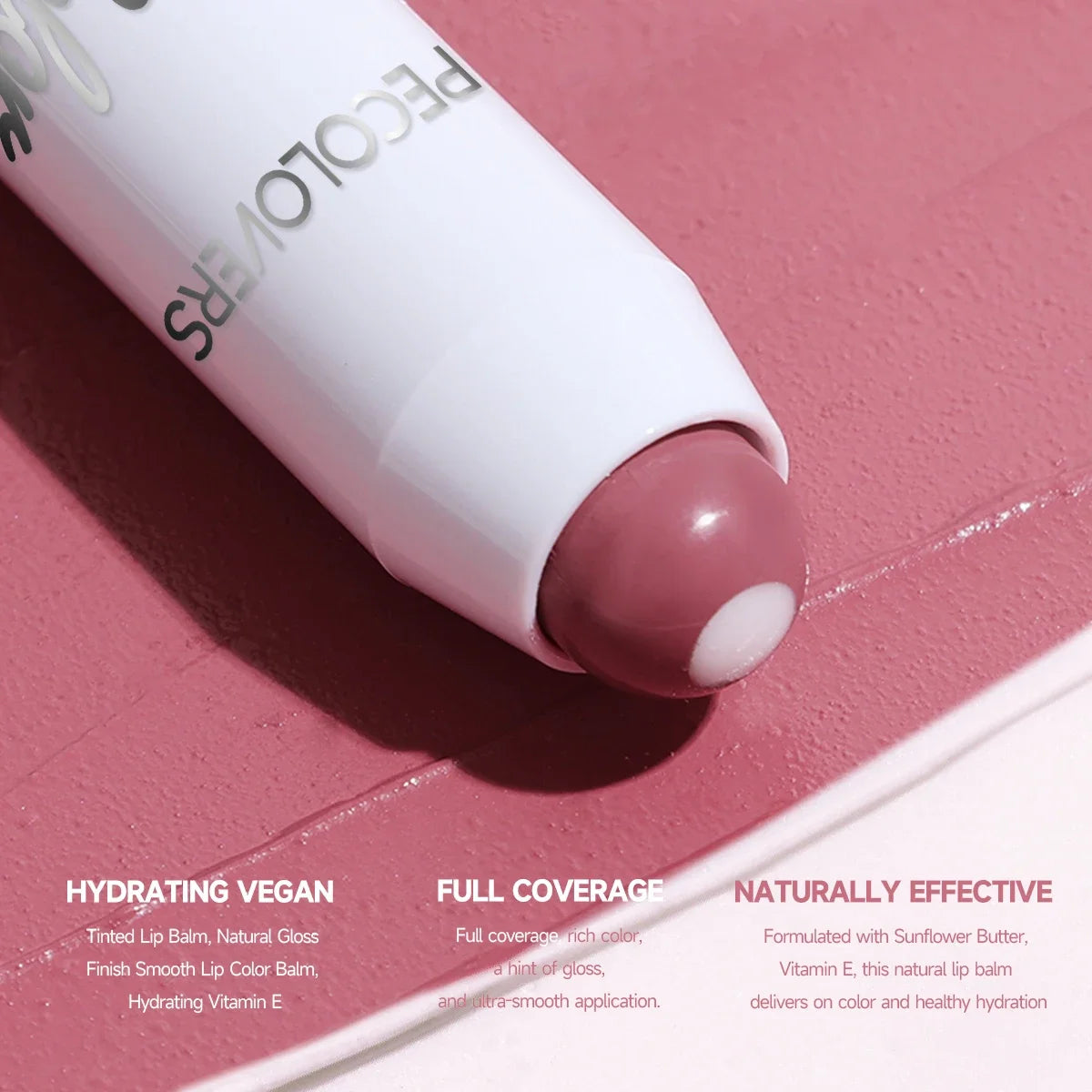 2-in-1 Nude & Matte Lipstick — Waterproof, Long-Lasting, 6 Colors