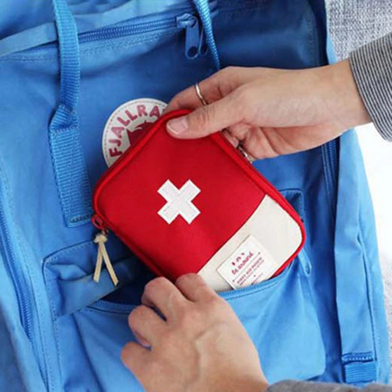 Mini botiquín portátil de viaje — Organizador compacto de Oxford para acampar y actividades al aire libre