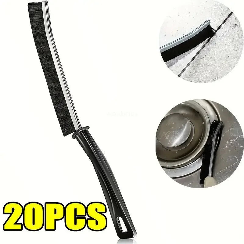 Crevice Cleaning Brush — Hard Bristle Gap & Grout Cleaner for Tiles, Windows & Floors