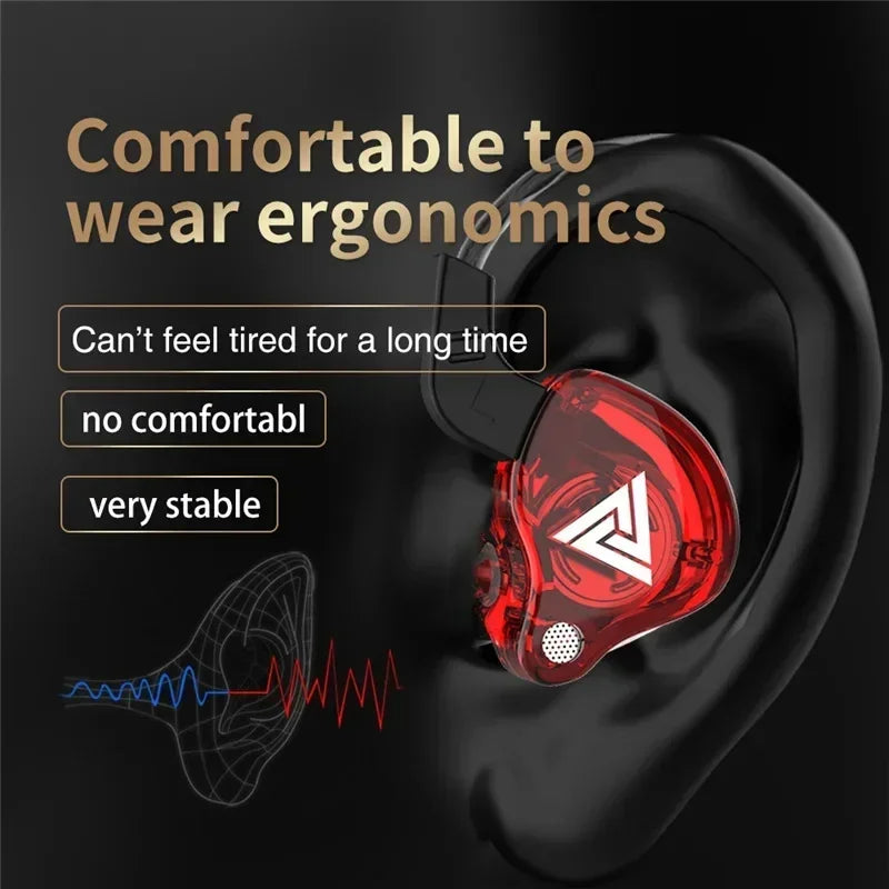 Wired In-Ear Earphones with Mic — Hi-Fi Sound & Deep Bass, 3.5mm Universal