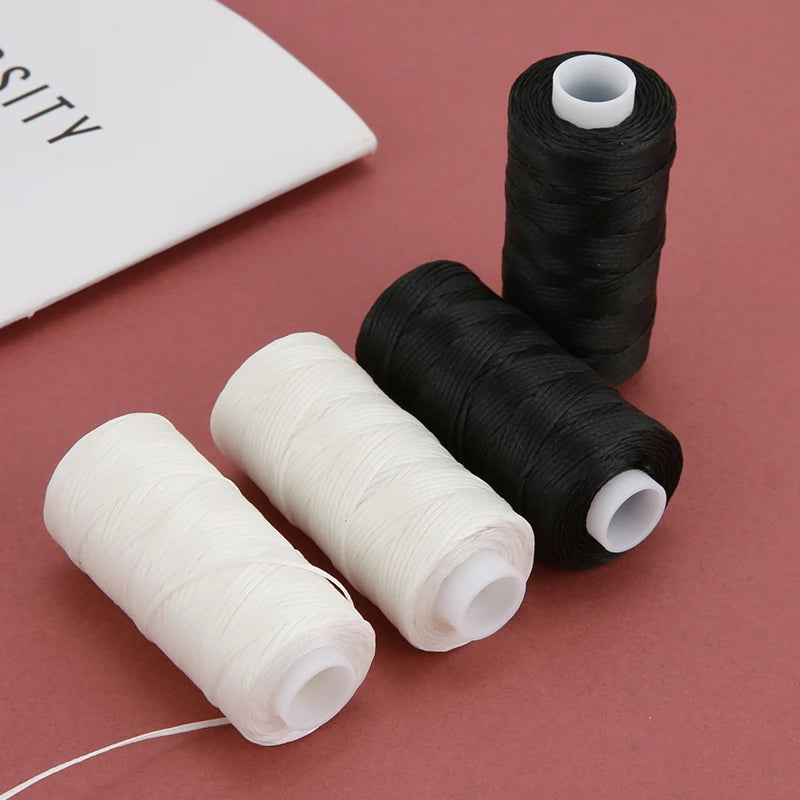 Waxed Polyester Leather Sewing Thread — 0.8mm, 30 Meters, 150D Flat Wax String
