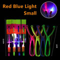 LED Arrow Rocket Helicopter Flying Toy — Rubber Band Launcher (1–50 Pack)