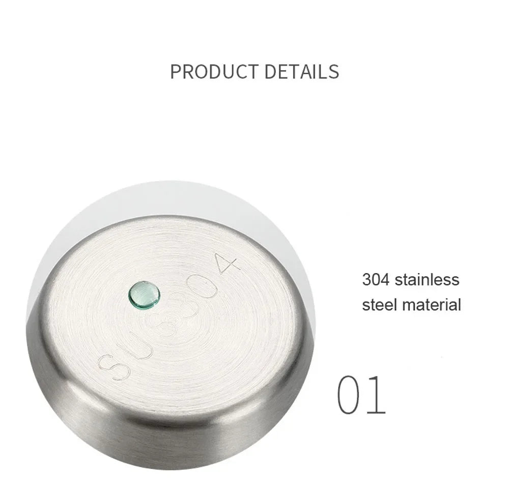 Stainless Steel Salad Dressing Container — 40ml Leakproof Reusable Cup with Silicone Lid