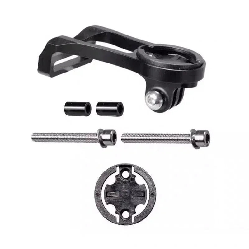 Bike Handlebar Camera & GPS Mount — Metal Cycling Bracket for Garmin, Bryton & CATEYE