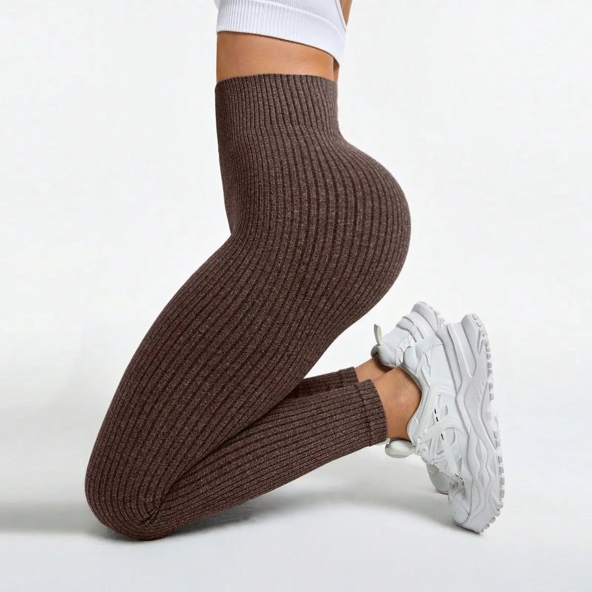LLHOSO Women’s Seamless Yoga Leggings — High-Waist Tummy Control Butt-Lifting Gym Pants