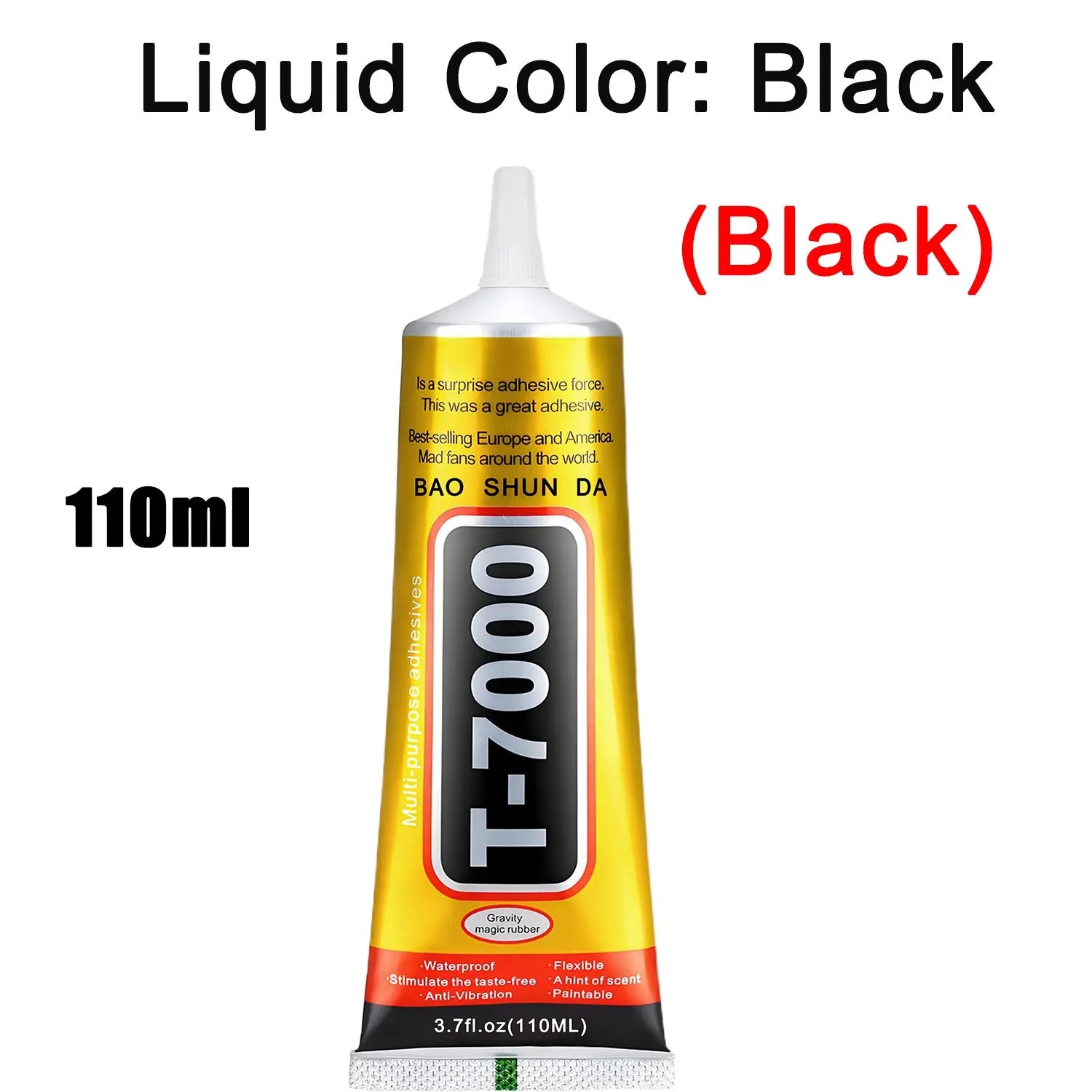 B-7000 / T-7000 Multi-Purpose Adhesive Glue — Clear & Black Bond for Phone Repair, Jewelry & DIY (15ml, 50ml, 110ml)