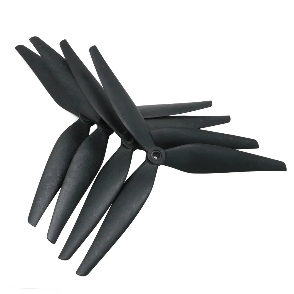 Hélices HQProp para Drones FPV, Paquete de 2 — Nailon Reforzado con Carbono de 9"/10" y 3 Palas
