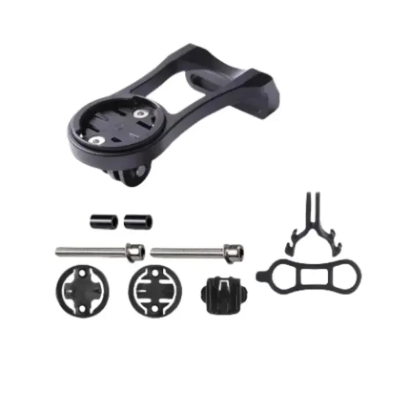 Bike Handlebar Camera & GPS Mount — Metal Cycling Bracket for Garmin, Bryton & CATEYE