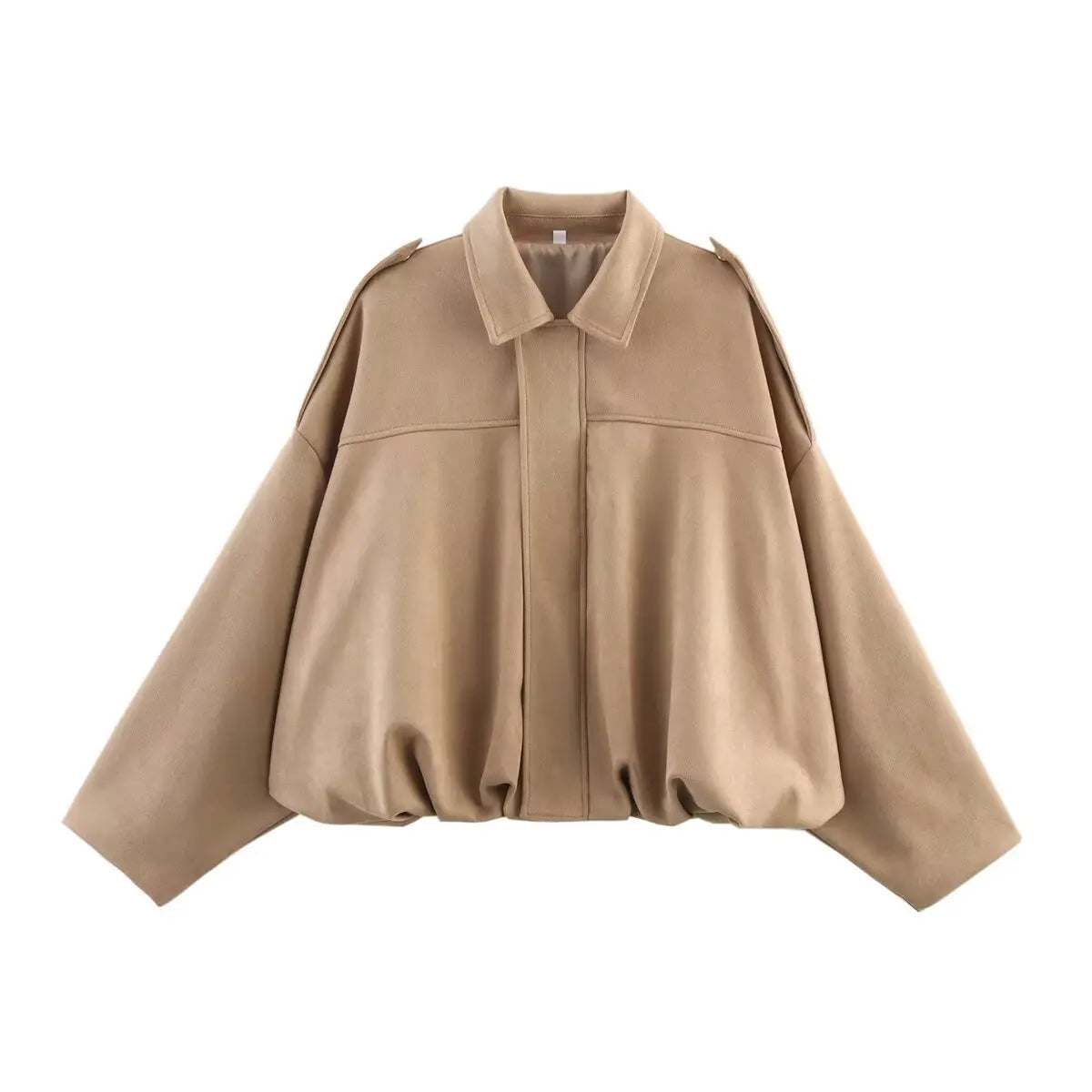 Vintage Oversized Bomber Jacket — Women's Relaxed Fit