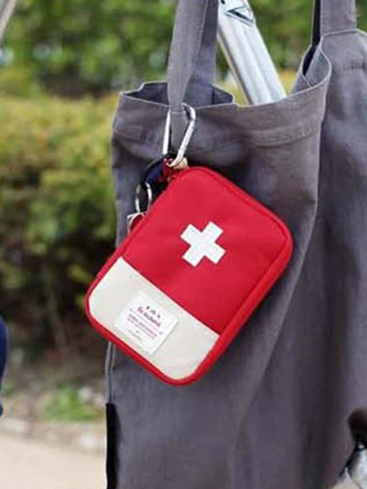 Mini botiquín portátil de viaje — Organizador compacto de Oxford para acampar y actividades al aire libre