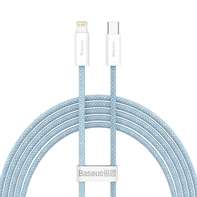 20W Fast Charging Braided USB-C to Lightning Cable — For iPhone, iPad & MacBook
