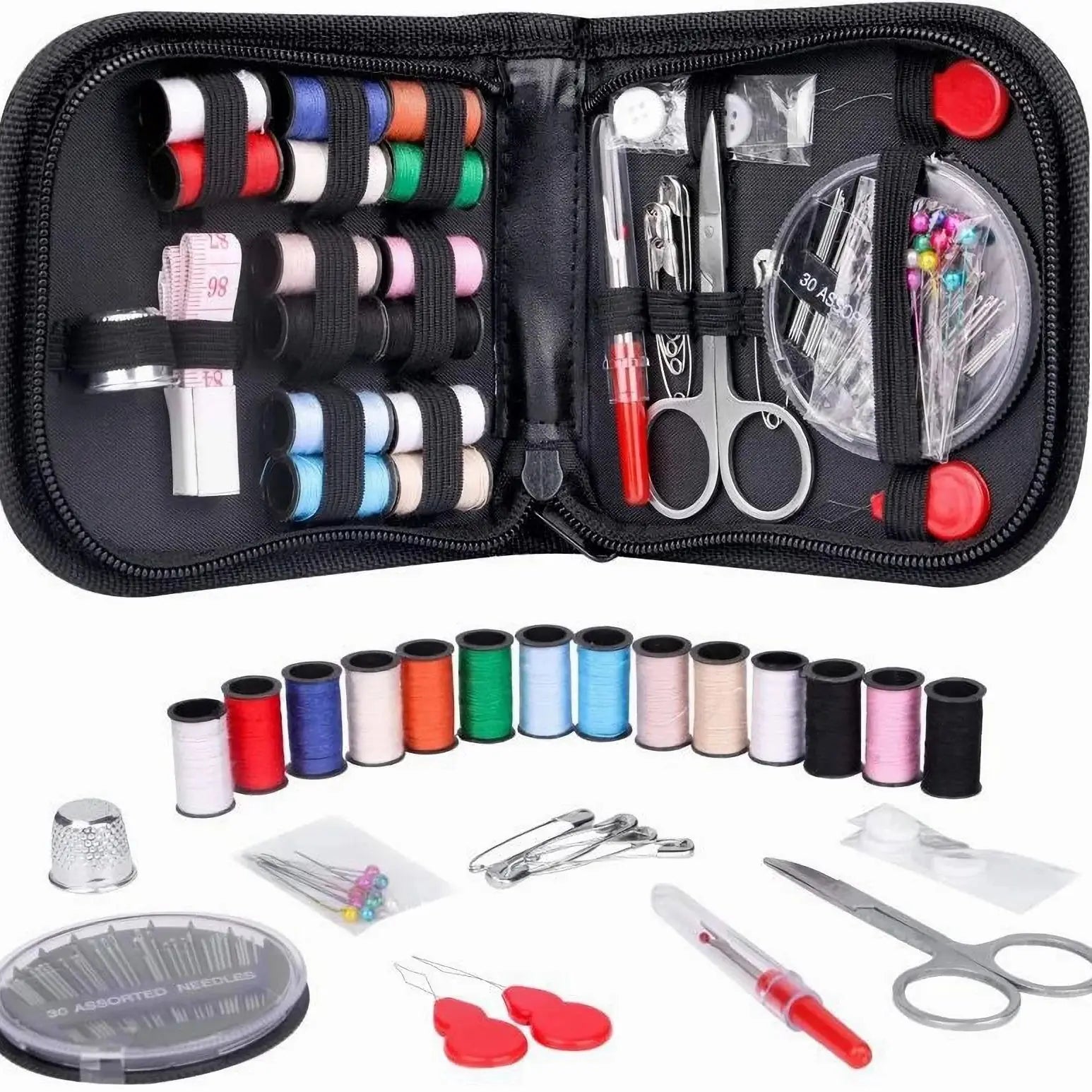 DIY Sewing Kit Box Set — Multi-Function Hand Quilting, Stitching & Embroidery Accessories