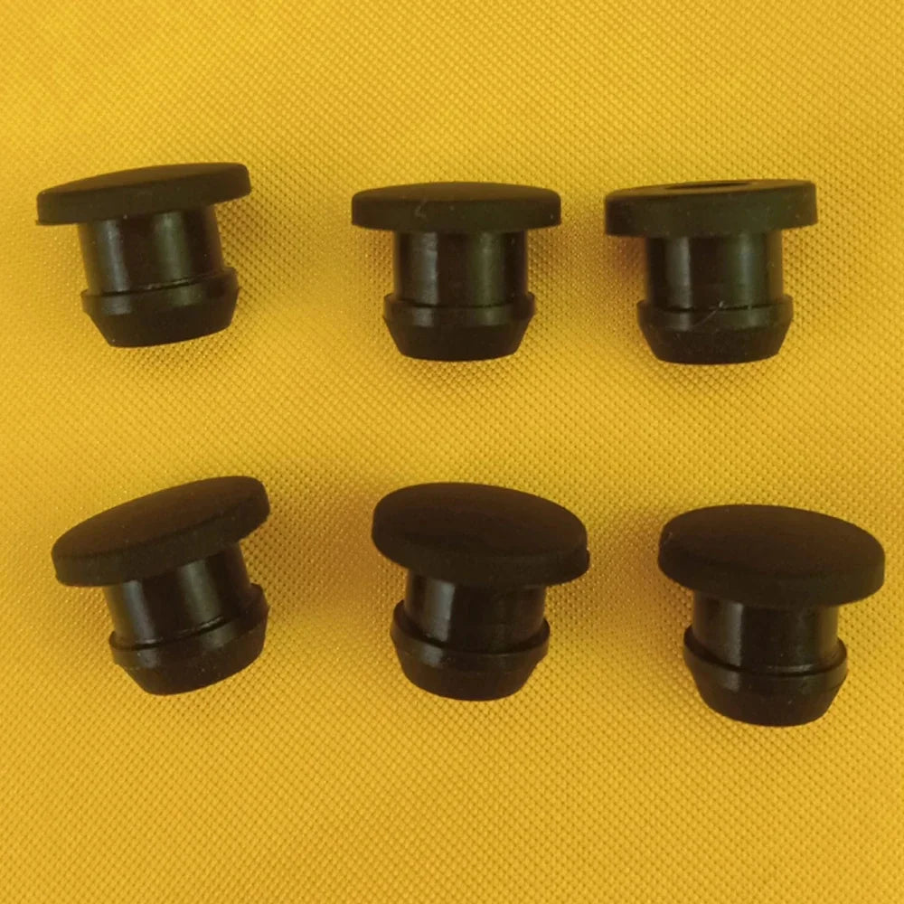 Silicone Rubber T-Type Blanking End Caps — Conical Snap-On Tube Plugs 2.5–50.6mm (1–10pcs)