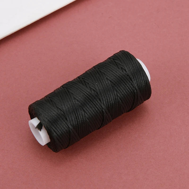 Waxed Polyester Leather Sewing Thread — 0.8mm, 30 Meters, 150D Flat Wax String