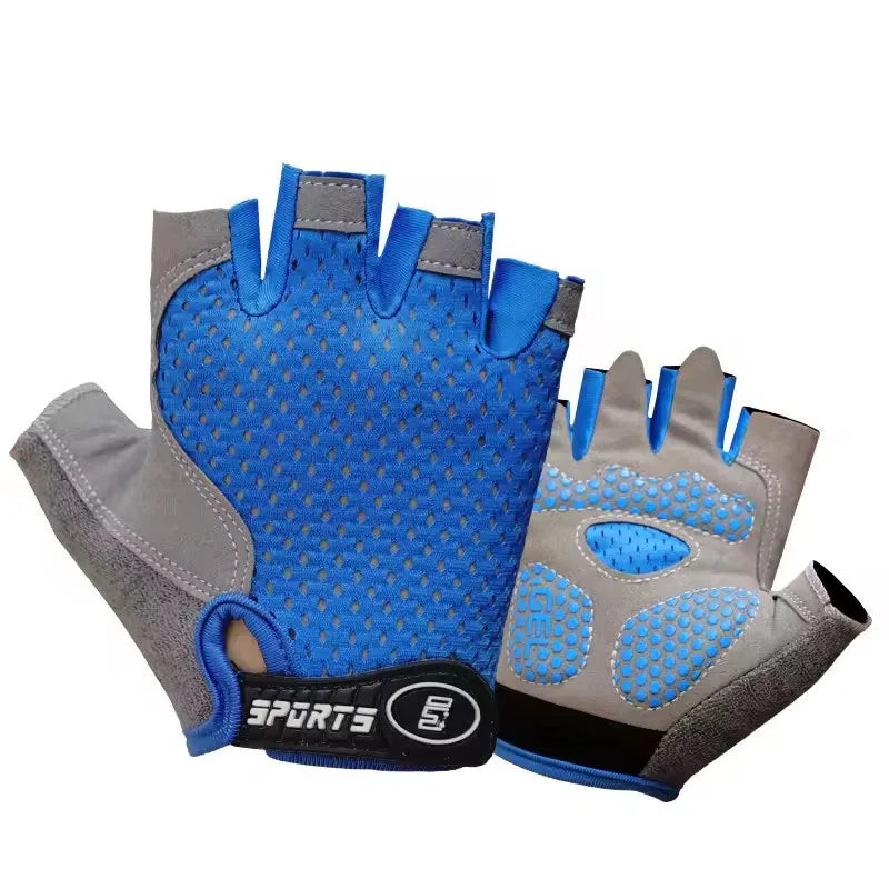 Guantes de Ciclismo sin Dedos para Niños — Guantes Transpirables Antideslizantes para Deportes al Aire Libre para Niños