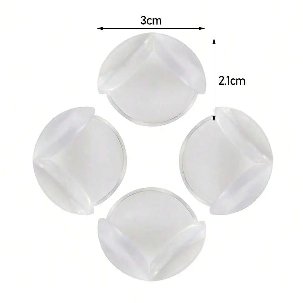 Baby Safety Table Corner Edge Guards — 12-Pack PVC Protectors for Child-Proofing Furniture