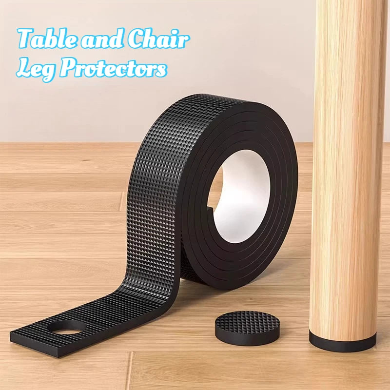 Self-Adhesive Non-Slip Furniture Pads Roll — Scratch-Resistant & Noise-Reducing