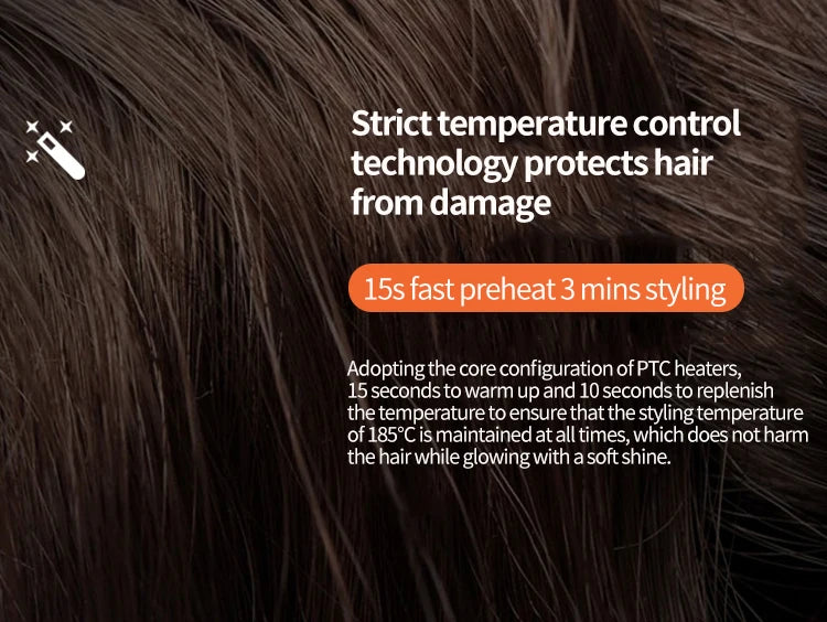 2-in-1 Hair Dryer & Flat Iron — Negative Ion Hair Styler for Drying & Straightening