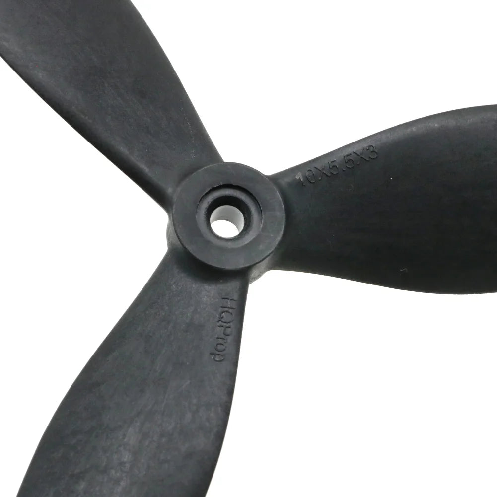 Hélices HQProp para Drones FPV, Paquete de 2 — Nailon Reforzado con Carbono de 9"/10" y 3 Palas