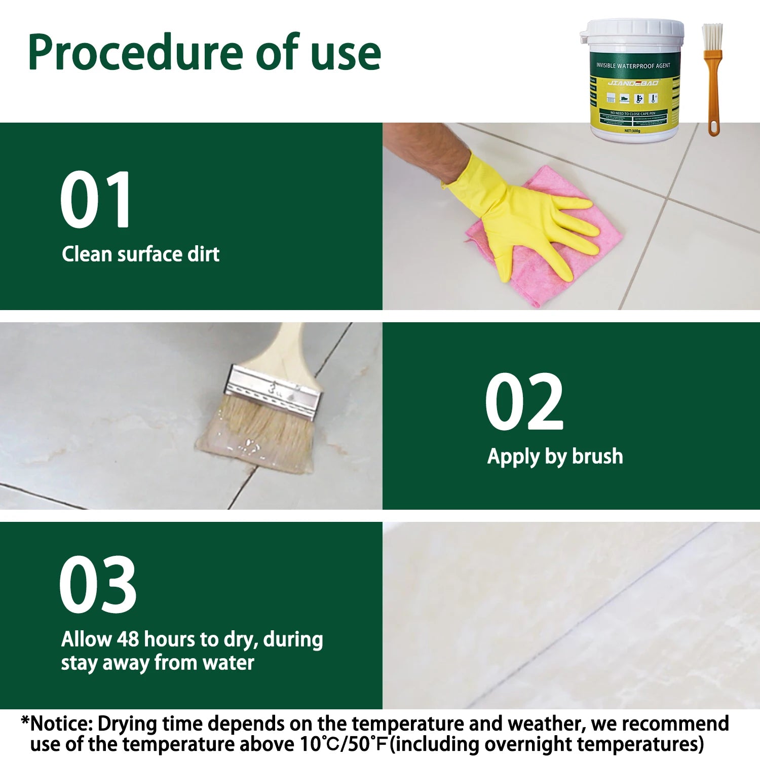 Invisible Waterproof Sealant Coating 300g — Clear Insulating Caulk & Repair Agent