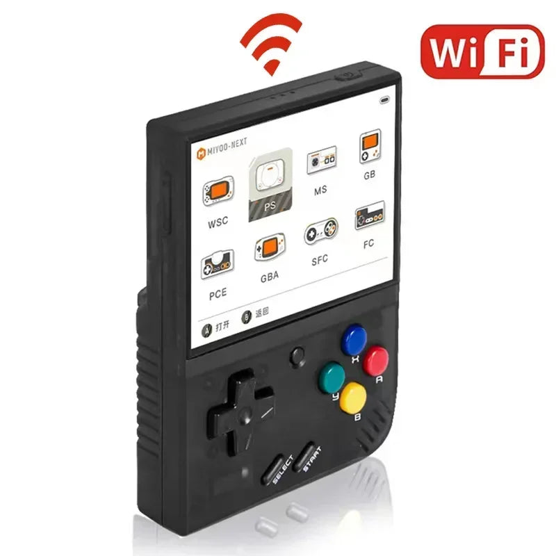 MIYOO Mini Plus Retro Handheld Game Console — 3.5" IPS, 25,000+ Games, Wi-Fi